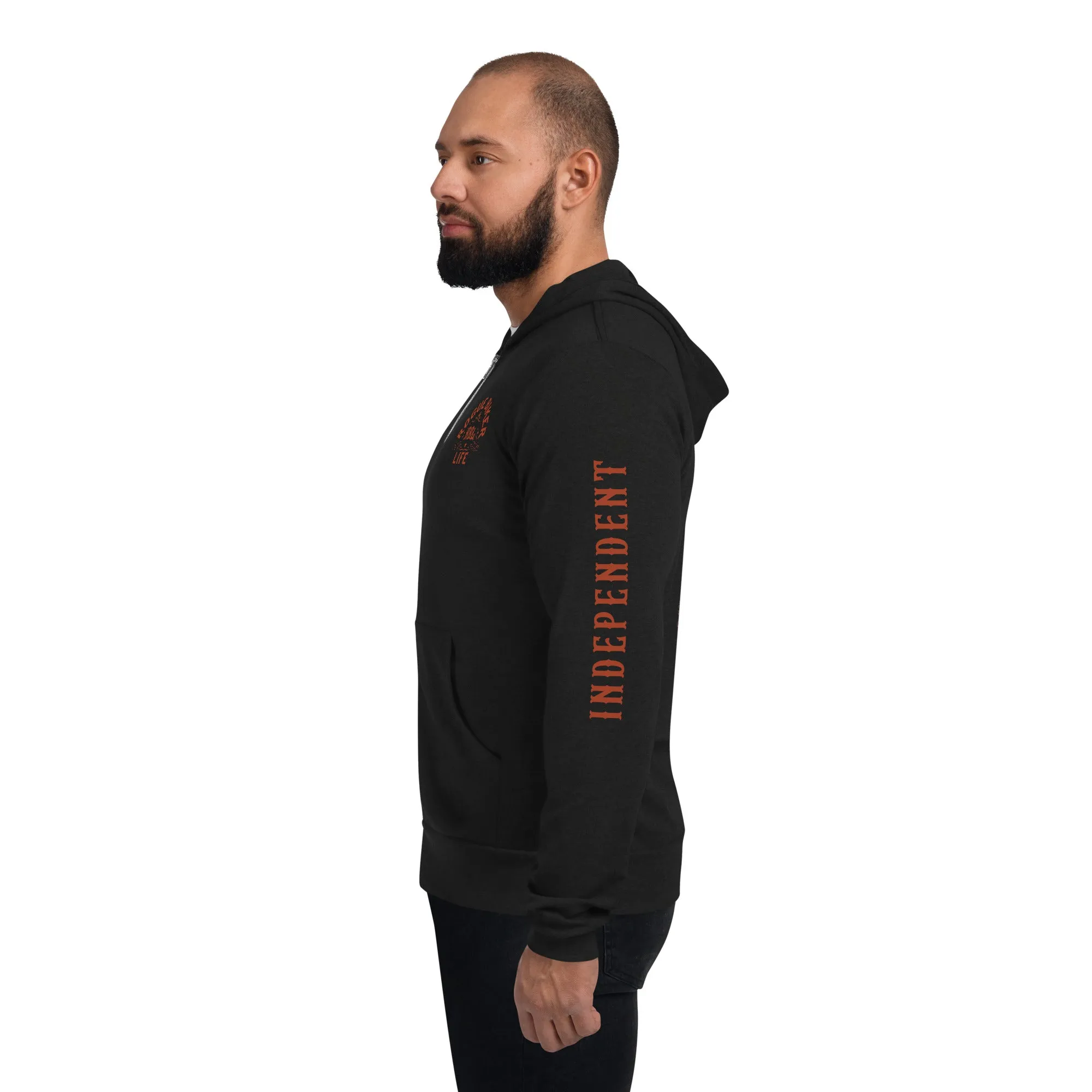 Independent [Rogue Biker] Unisex Zip Hoodie