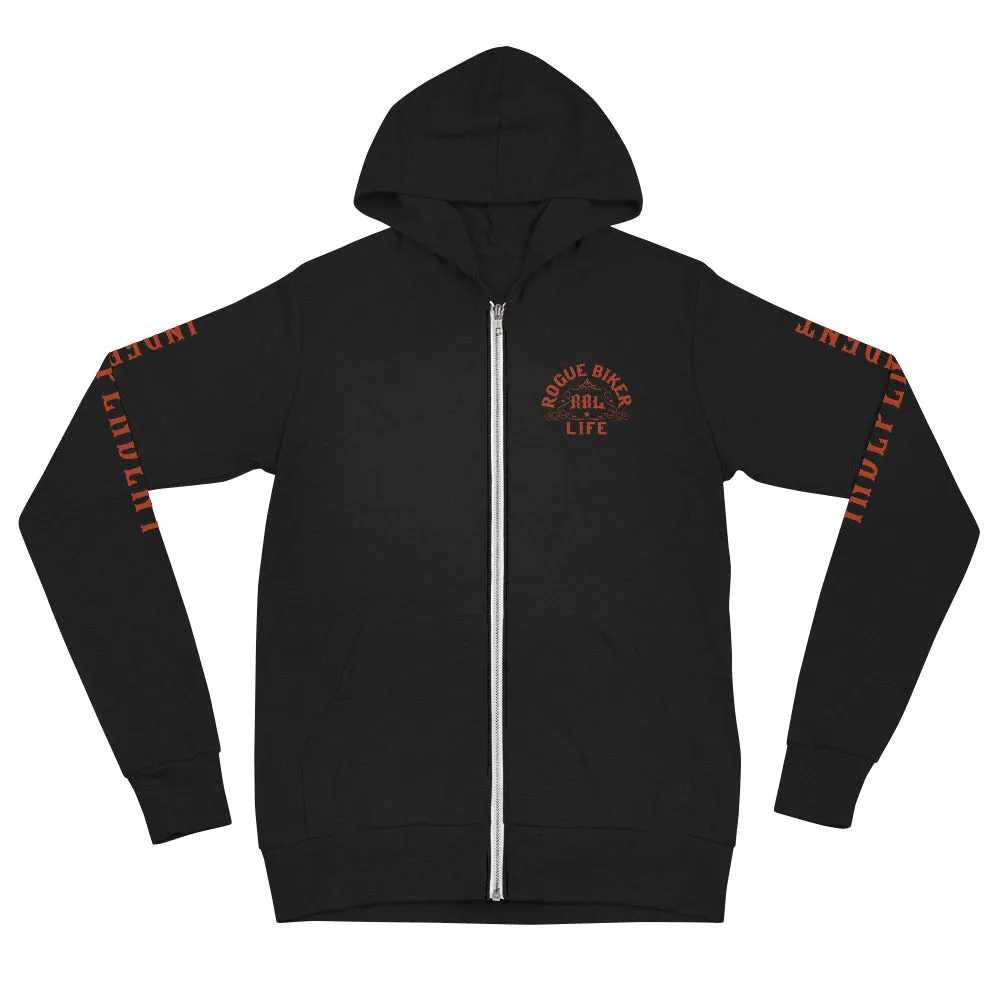 Independent [Rogue Biker] Unisex Zip Hoodie