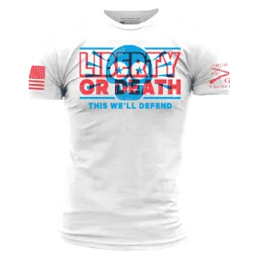 Liberty Or Death T-Shirt - White