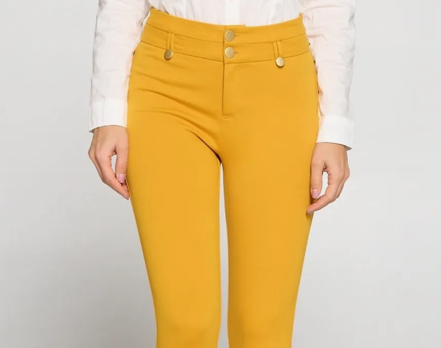 Mustard Looped Pants
