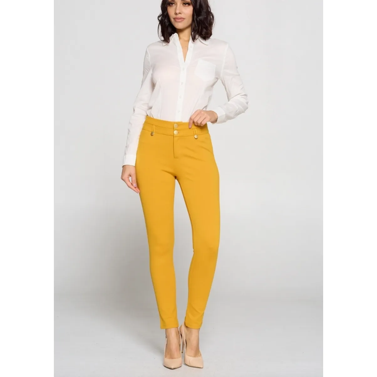 Mustard Looped Pants