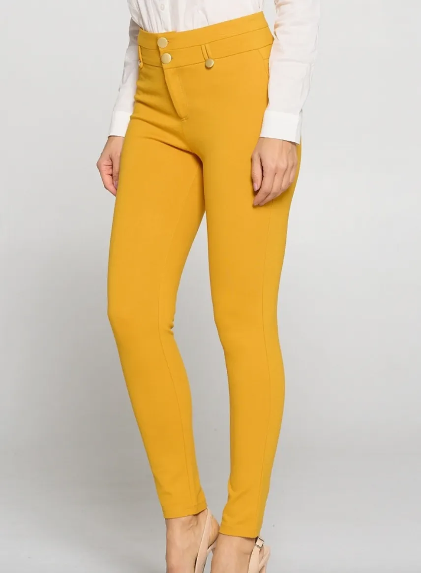 Mustard Looped Pants