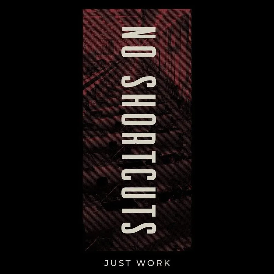 No Shortcuts T-Shirt - Black
