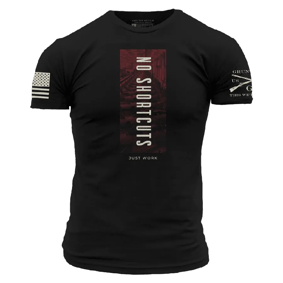 No Shortcuts T-Shirt - Black