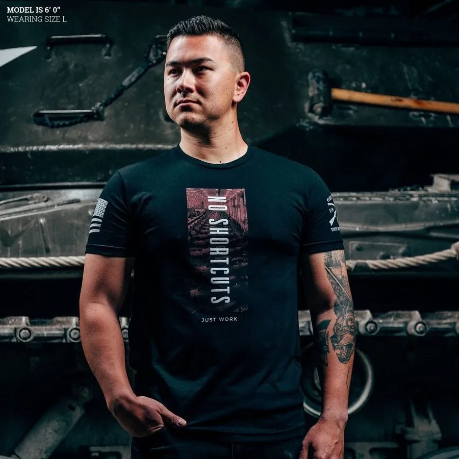 No Shortcuts T-Shirt - Black